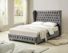ANDERTON BED KING SILVER.