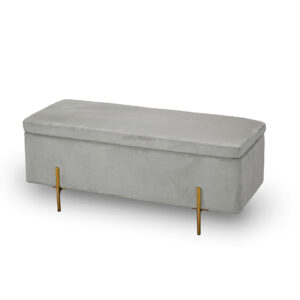 LOLA STORAGE OTTOMAN GREY