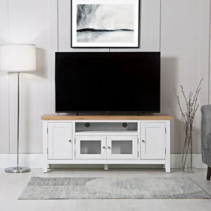 LARGE TV UNIT WHITE