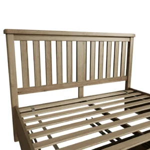 6' WOODEN HEADBOARD BED FRAME