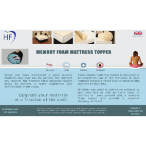 MEMORY FOAM TOPPER 40MM DOUBLE