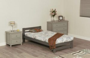 XIAMEN BED SINGLE GREY VARIOUS SIZES.